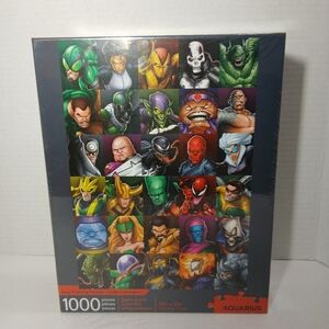 Marvel Comics NEW  Villains Collage 1,000-Piece Jigsaw Puzzle Sealed Aquarius